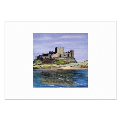 Bamburgh Castle Limited Edition Print 40x50cm